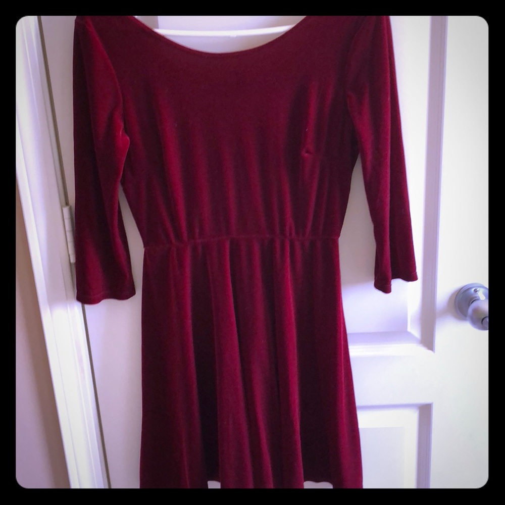 Red Velvet cocktail dress